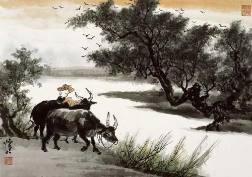 牧童晚归(图片来自网络)