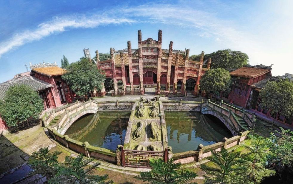 富顺文庙"泮池"