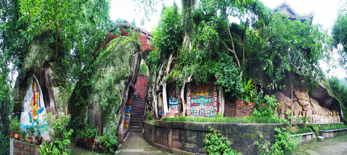 川中名刹乐至县报国寺