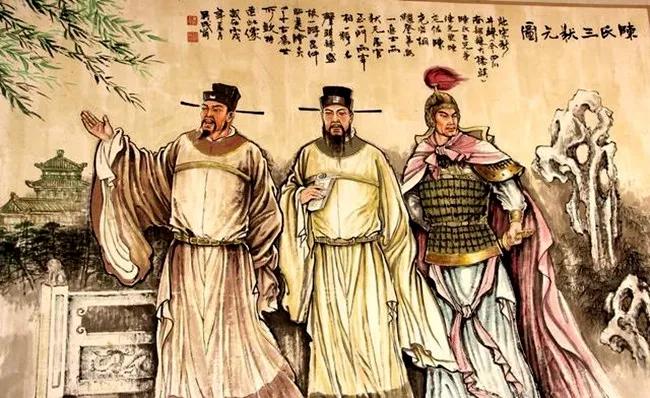 南部县"陈氏三状元"图(图片来自网络)