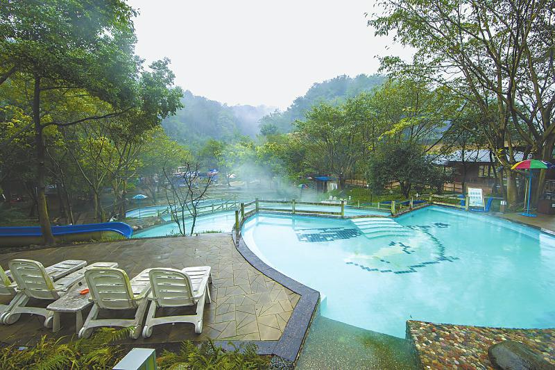 峨眉山灵秀温泉. (峨眉山温泉饭店供图)