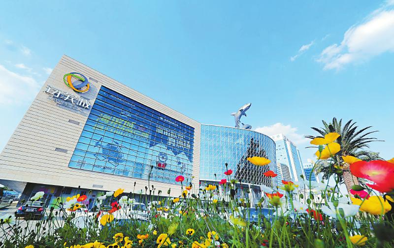 双流大型商业综合体海滨城.