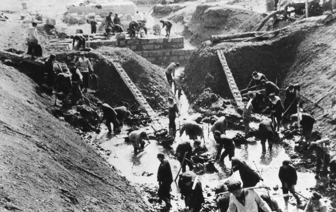 宝成铁路建设工地(中铁二局 供图)