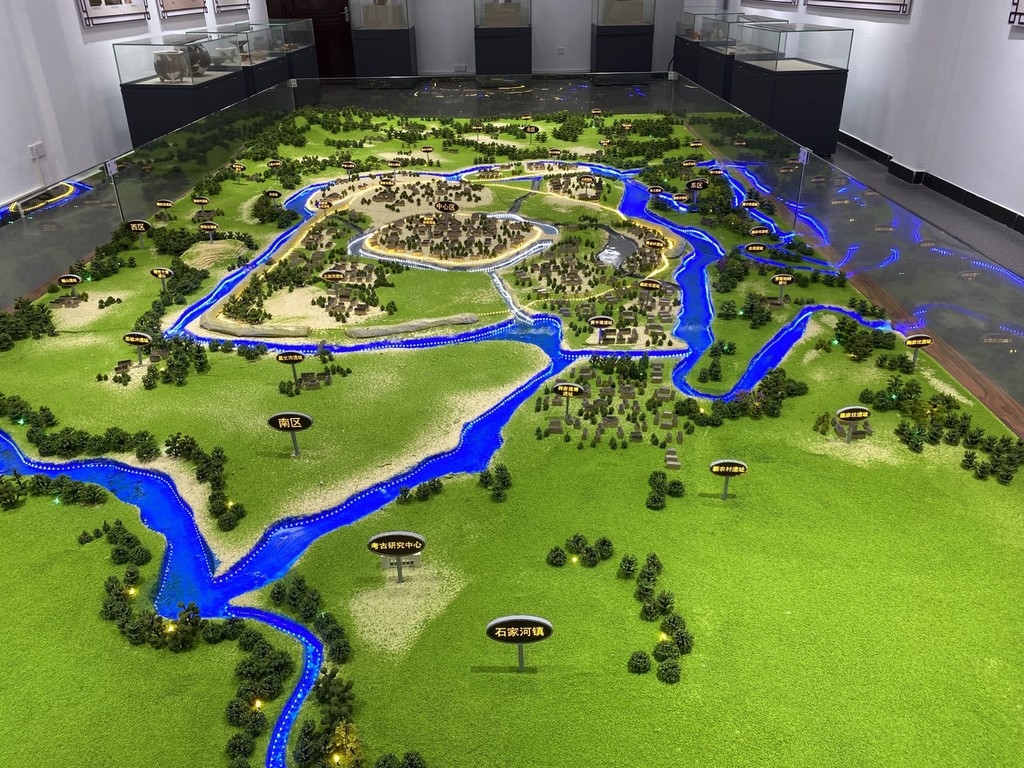 石家河遗址公园规划图图片