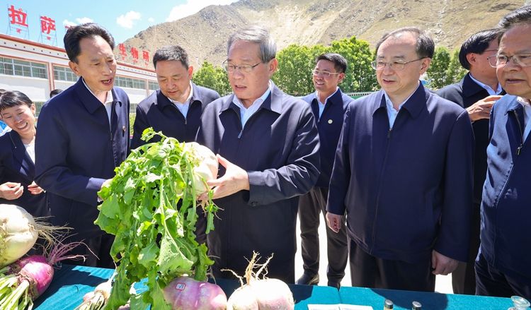 李强在西藏调研时强调
高质量实施国家重大工程项目
推动经济社会发展 增进各族人民福祉「相关图片」