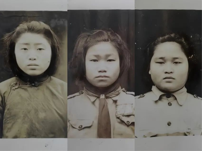 曹达容、李兴彬、李兴惠3名学生照片。资中县档案馆供图