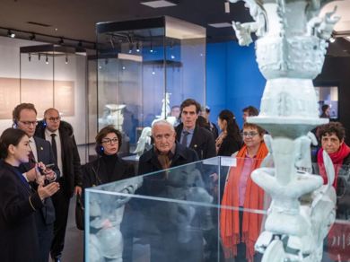 【美丽四川】法国文化部长拉茜达·达蒂参观三星堆