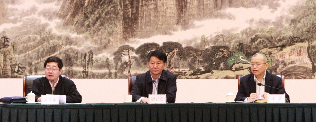 闭幕式上，刘玉宏作总结讲话