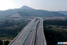 巴万高速巴州至通江段试通车，高清图集来了！